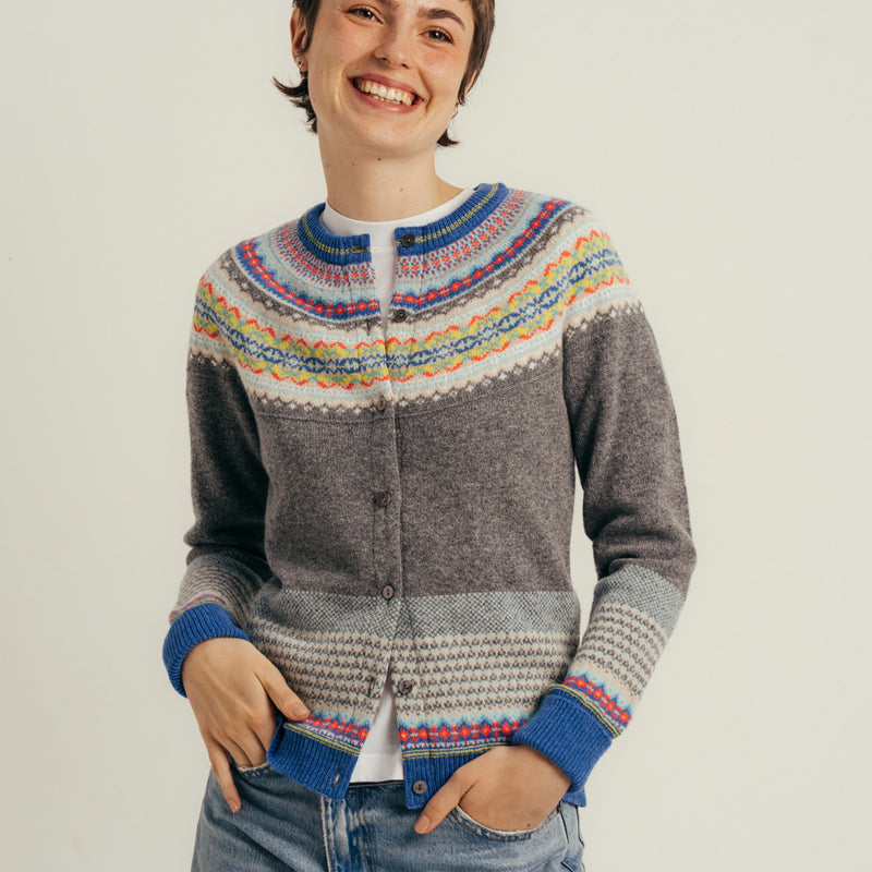 ERIBÉ merino wollen vest ALPINE CHARM met angora