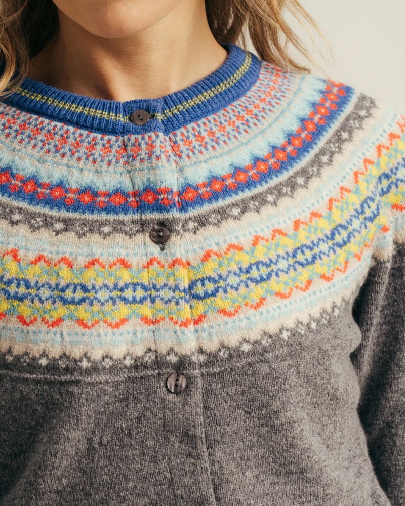 ERIBÉ merino wollen vest ALPINE CHARM met angora