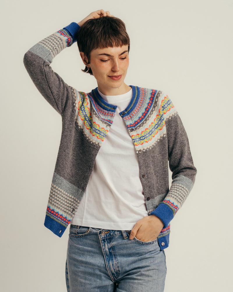 ERIBÉ merino wollen vest ALPINE CHARM met angora