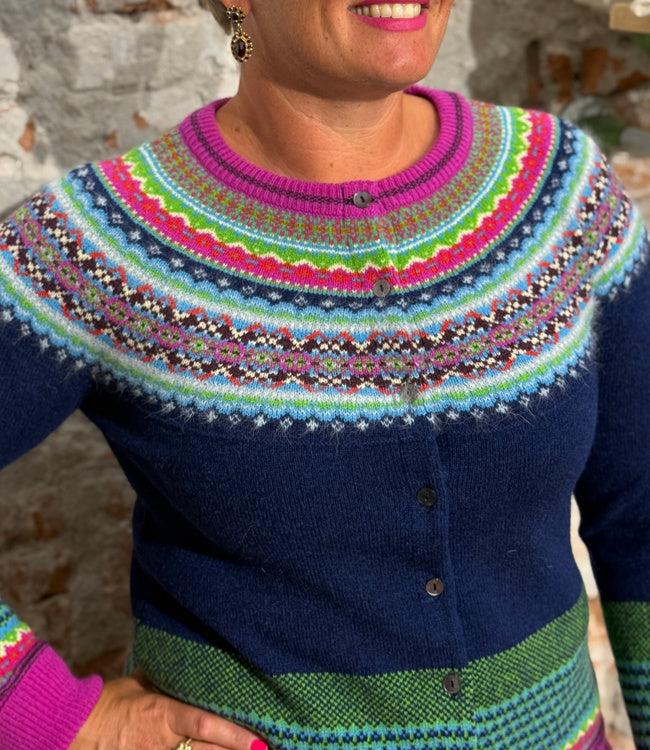 ERIBÉ merino wollen ALPINE VEST met angora TANGO