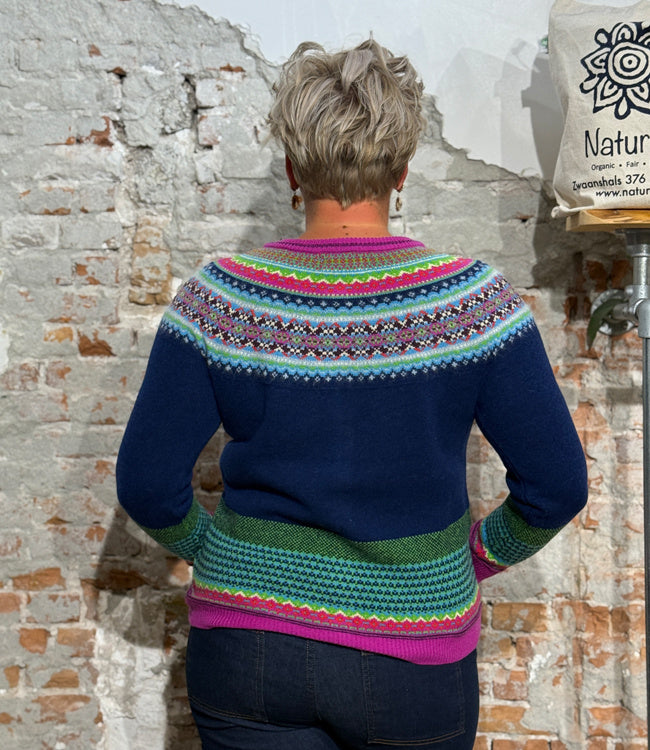 ERIBÉ merino wollen ALPINE VEST met angora TANGO