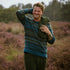 ERIBÉ wollen trui shetland wol supersoft BRODIE KINGFISHER