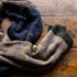 ERIBE grote wollen sjaal 100% merino lamswol TREELINE VOLE