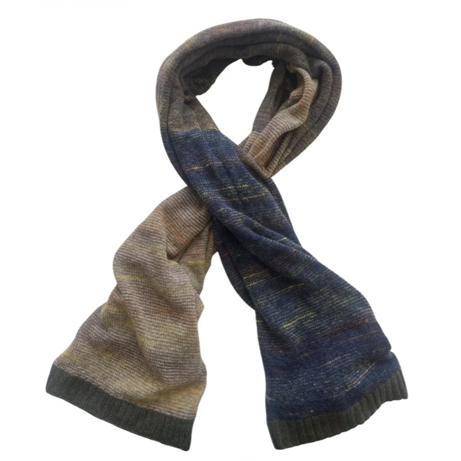 ERIBE grote wollen sjaal 100% merino lamswol TREELINE VOLE
