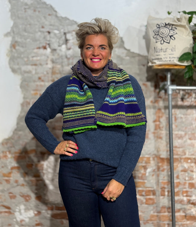 ERIBE Wollen sjaal shawl 100% merino lamswol ALPINE SIRIUS