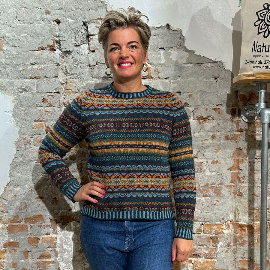 ERIBÉ wollen TRUI extra fijne lamswol dames KINROSS PRELUDE