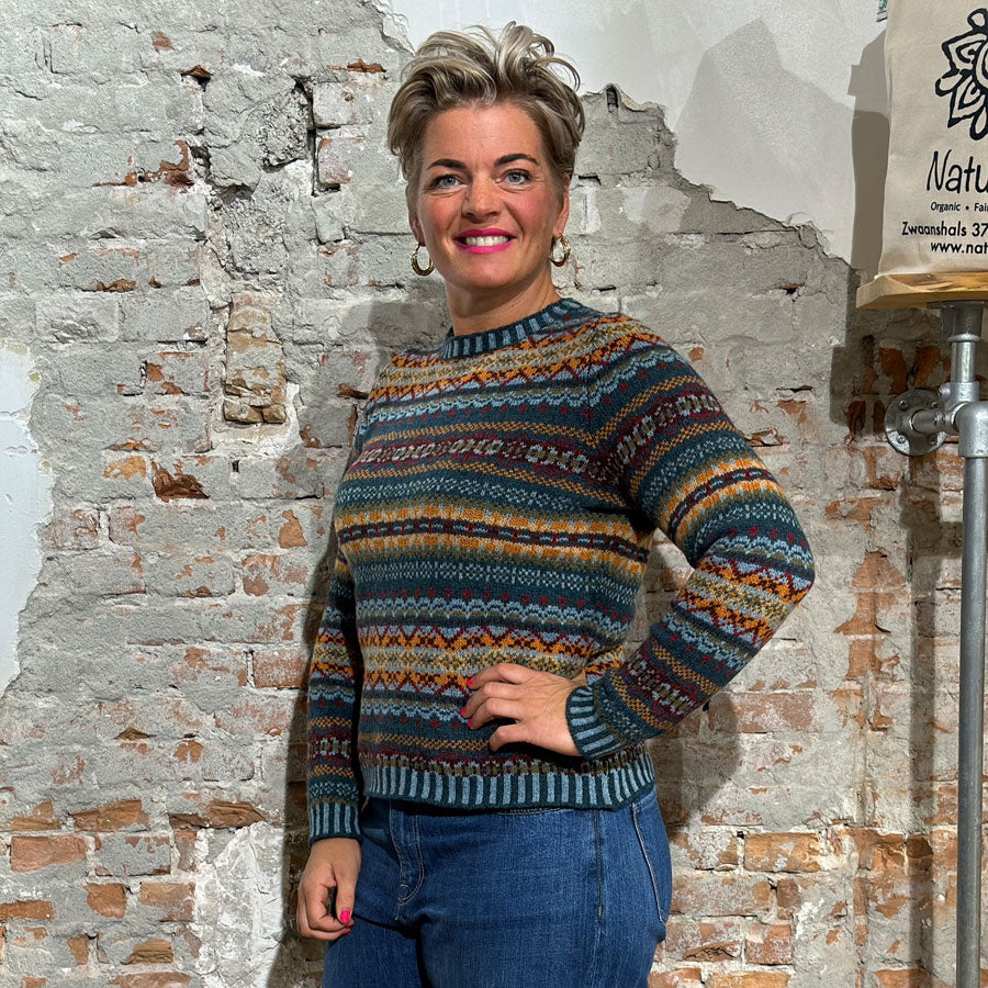 ERIBÉ wollen TRUI extra fijne lamswol dames KINROSS PRELUDE