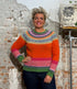 ERIBÉ merino wollen ALPINE TRUI met angora BELLAROSE
