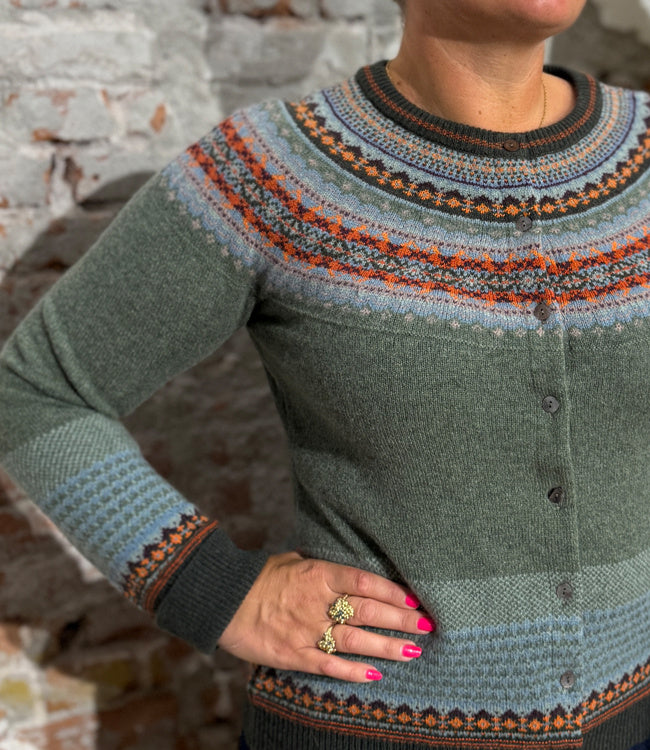 ERIBÉ merino wollen ALPINE VEST met angora BREAMAR