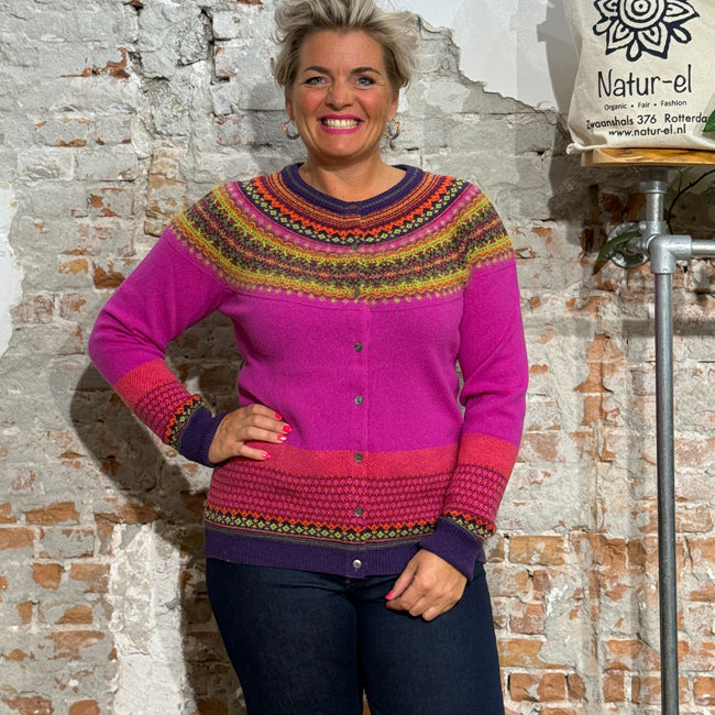 ERIBÉ merino wollen ALPINE VEST met angora JAZZ