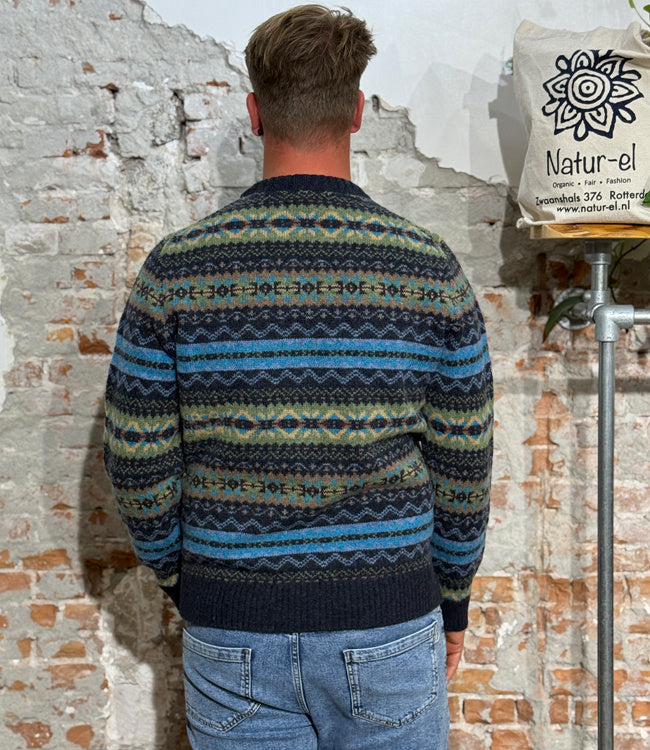 ERIBÉ wollen trui shetland wol supersoft BRODIE GIFFORD