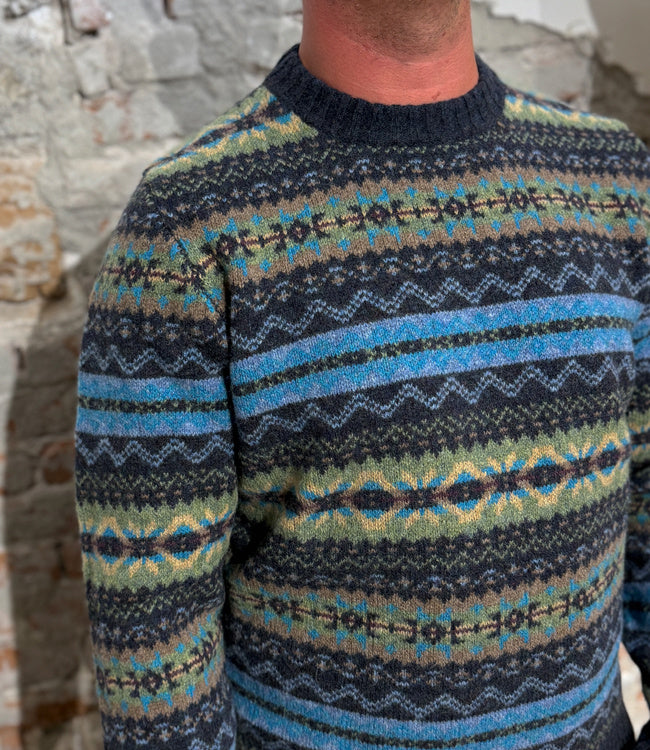 ERIBÉ wollen trui shetland wol supersoft BRODIE GIFFORD