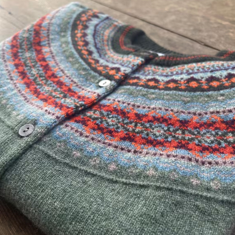 ERIBÉ merino wollen ALPINE VEST met angora BREAMAR