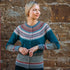 ERIBÉ merino wollen ALPINE VEST met angora LUGANO