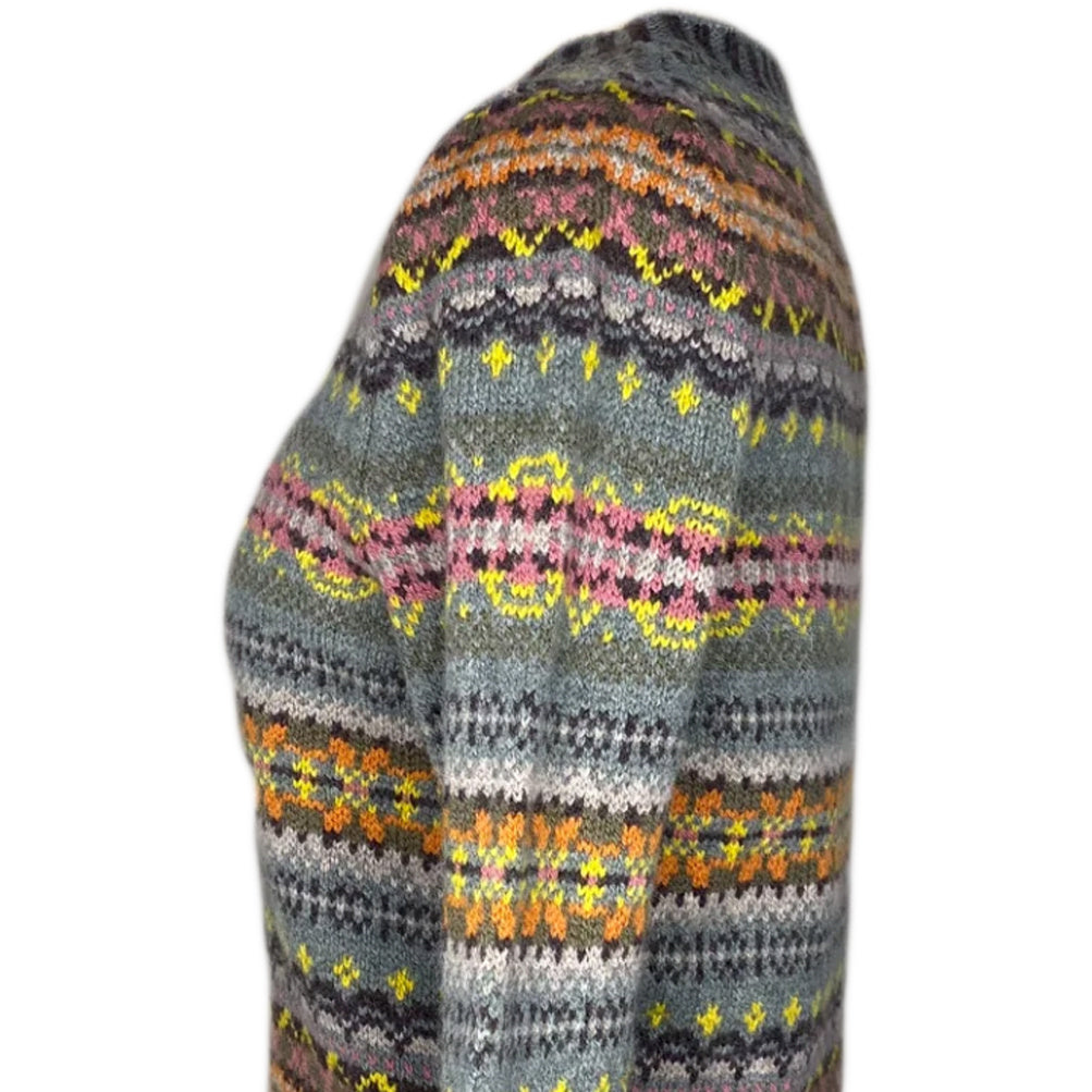 ERIBÉ wollen VEST extra fijne lamswol KINROSS AGATE