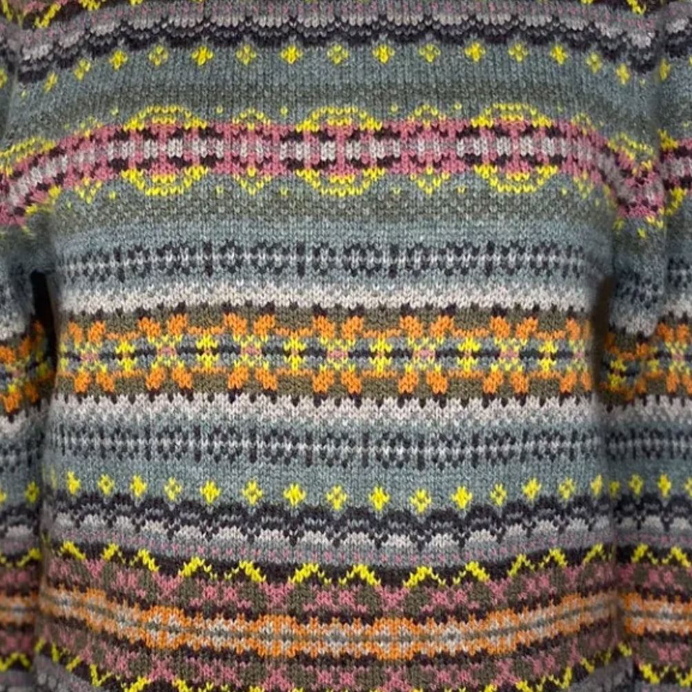 ERIBÉ wollen VEST extra fijne lamswol KINROSS AGATE