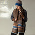 ERIBE Wollen sjaal shawl 100% merino lamswol ALPINE WINTER