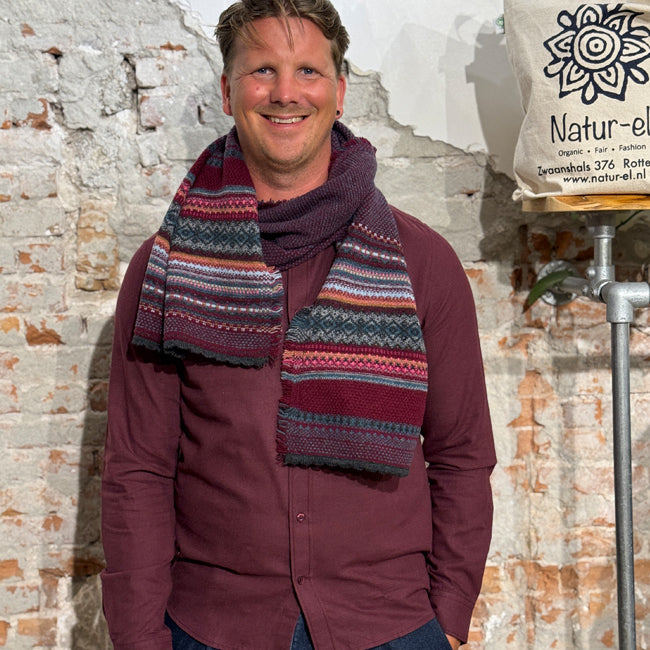 ERIBE Wollen sjaal shawl 100% merino lamswol ALPINE VELVET