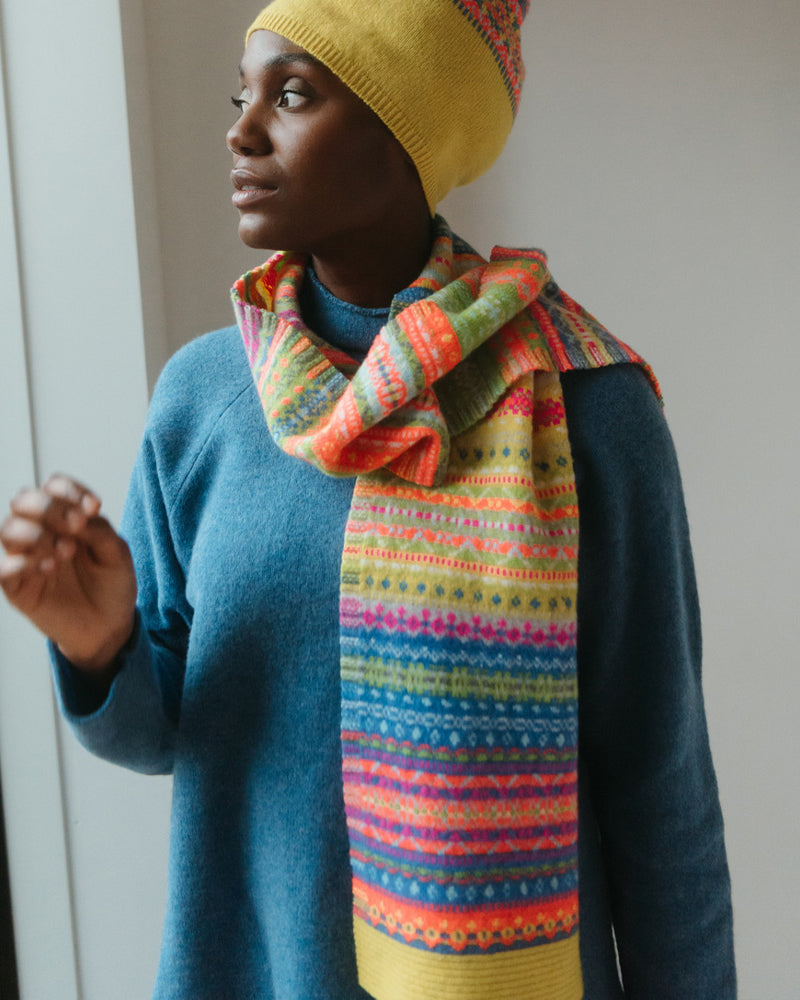 ERIBE Wollen sjaal 100% merino lamswol ALLOA CHARM BONNIE