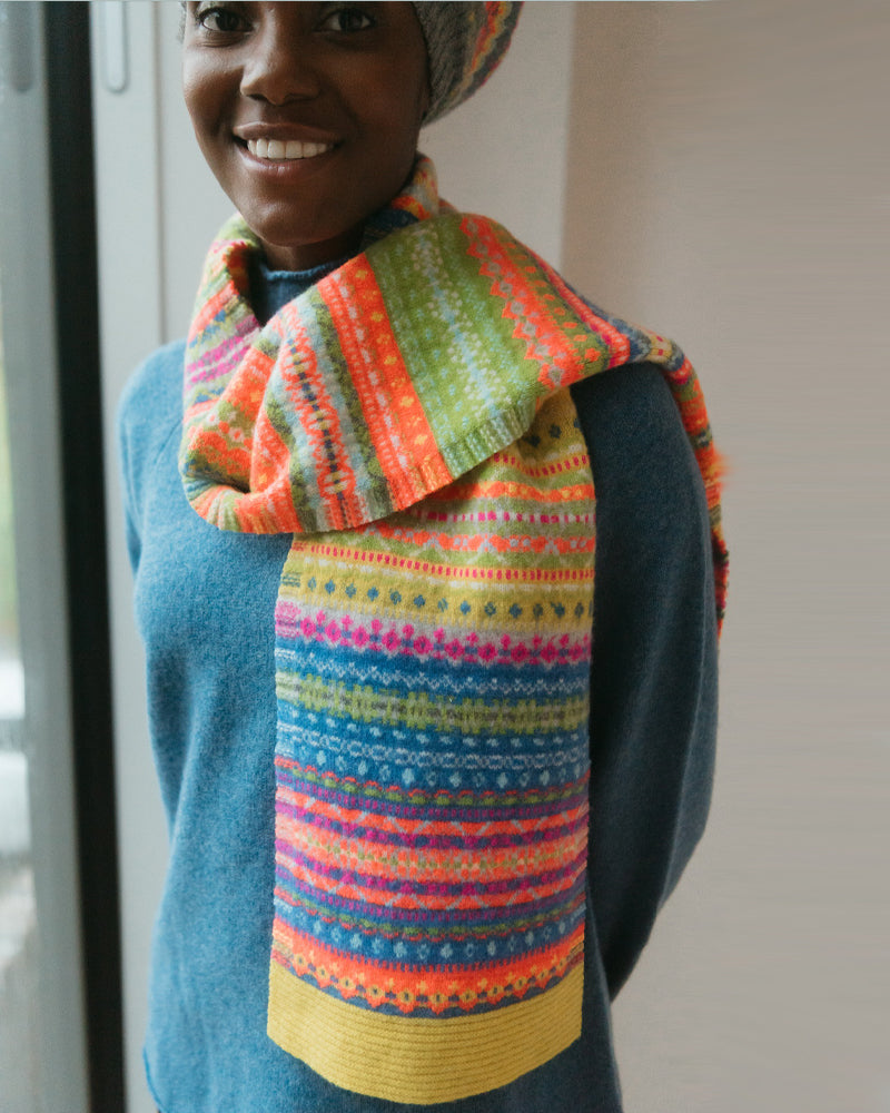 ERIBE Wollen sjaal 100% merino lamswol ALLOA CHARM BONNIE