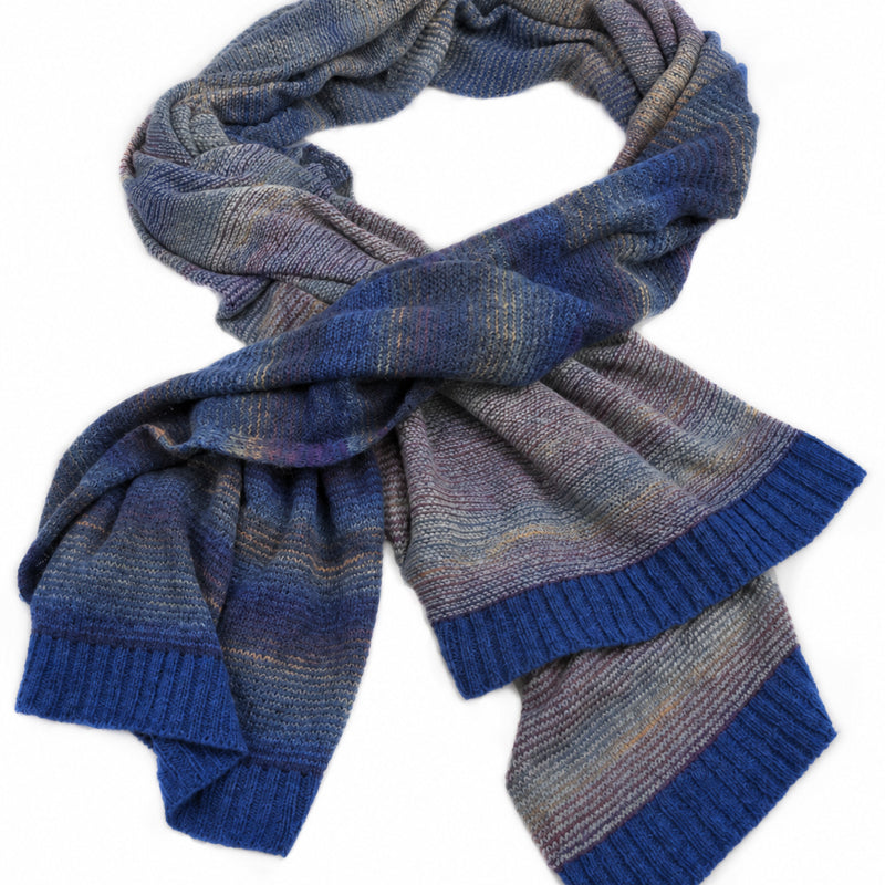ERIBÉ grote wollen sjaal van lamswol en kidmohair TREELINE HERMES