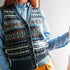 ERIBÉ wollen spencer dames vest KINROSS GARNET