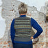 ERIBÉ wollen spencer dames vest KINROSS GARNET