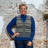 ERIBÉ wollen spencer dames vest KINROSS GARNET