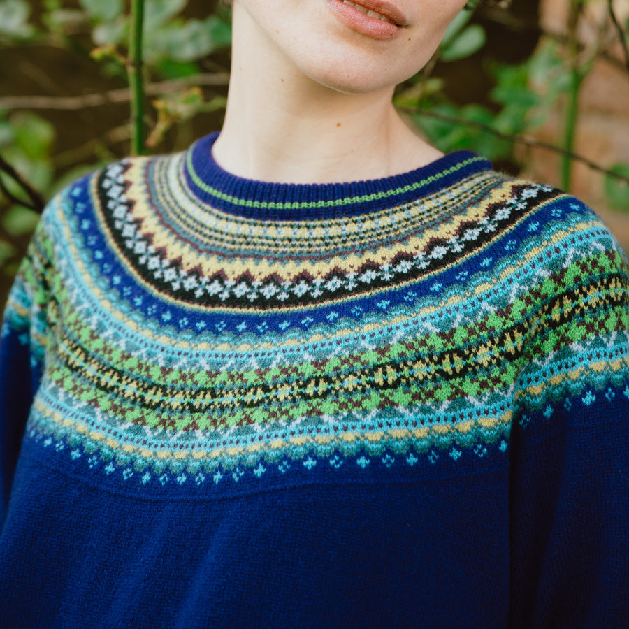 ERIBÉ merino wollen ALPINE TRUI met angora SIRIUS