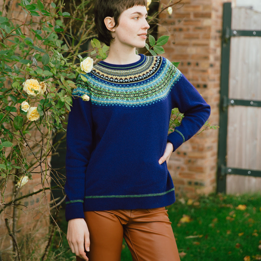 ERIBÉ merino wollen ALPINE TRUI met angora SIRIUS