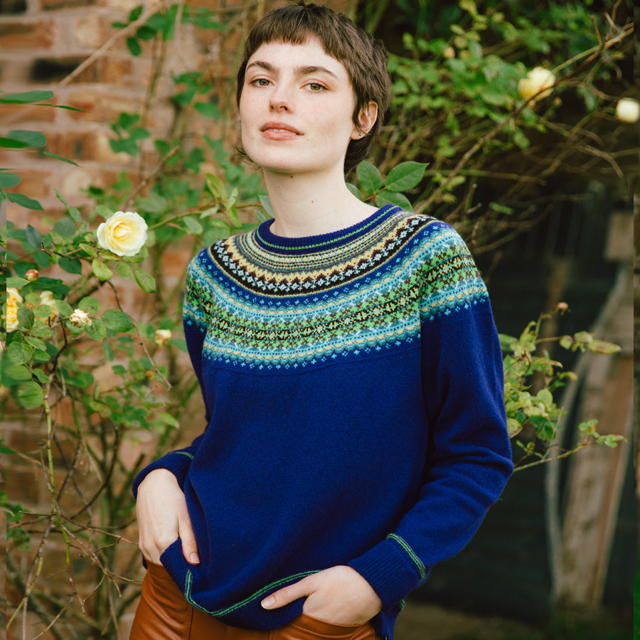ERIBÉ merino wollen ALPINE TRUI met angora SIRIUS