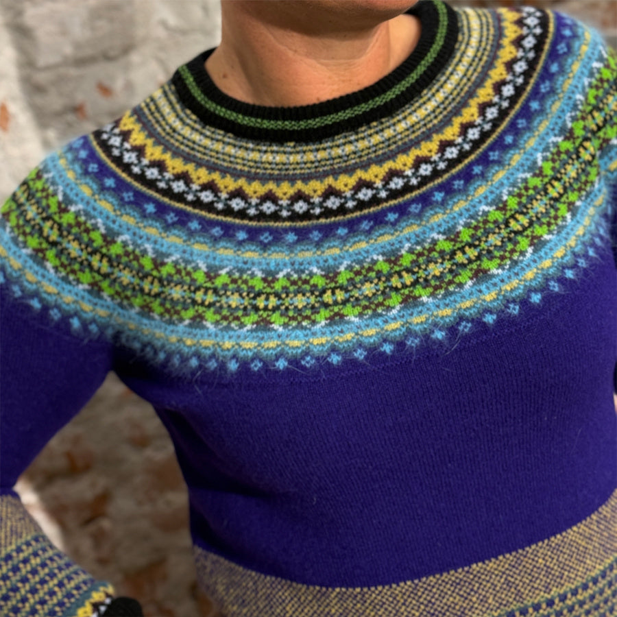 ERIBÉ merino wollen ALPINE TRUI met angora SIRIUS