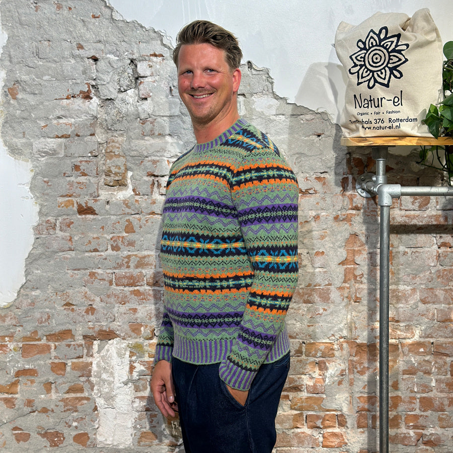 ERIBÉ wollen trui shetland wol supersoft BRODIE RUPERT