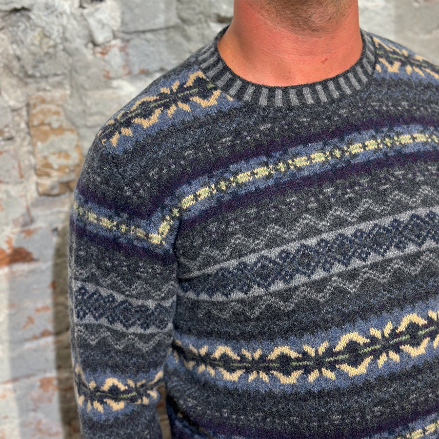 ERIBÉ wollen trui shetland wol supersoft BRODIE CLIFF