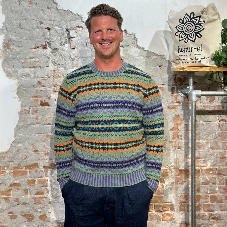 ERIBÉ wollen trui shetland wol supersoft BRODIE RUPERT