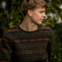 ERIBÉ wollen trui shetland wol supersoft BRODIE WOODLAND