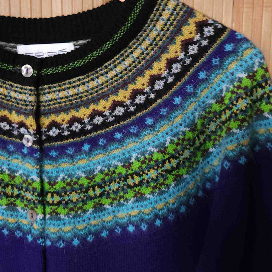 ERIBÉ merino wollen ALPINE VEST met angora SIRIUS