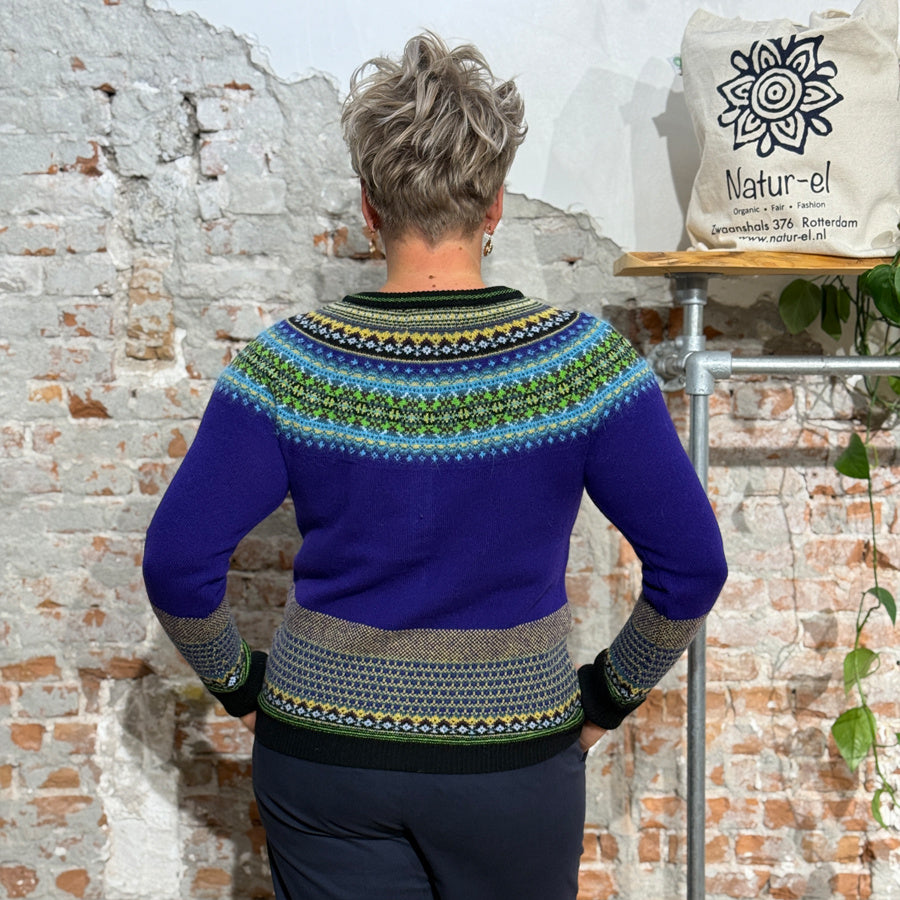 ERIBÉ merino wollen ALPINE VEST met angora SIRIUS