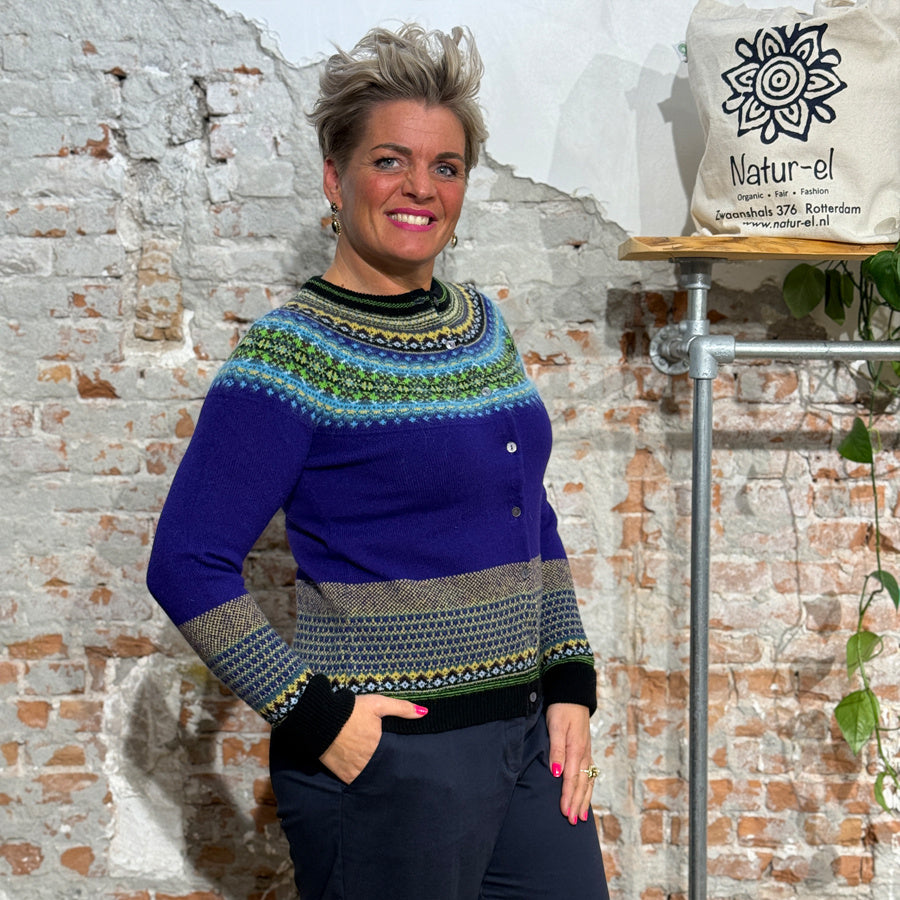ERIBÉ merino wollen ALPINE VEST met angora SIRIUS
