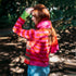 ERIBÉ lamswollen v-hals vest STOBO ROSA