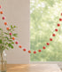 FAIRTRADE slinger POMPON MULTI van wol met belletjes ca. 175 cm