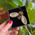 FAIRTRADE broche QUEEN BEE met pailetten en kralen