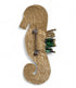 FAIRTRADE broche ZEEPAARDJE met pailetten en kralen