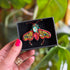 FAIRTRADE broche VUURVLIEG met pailetten en kralen