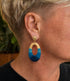 FAIRTRADE Oorbellen met gekleurd draad MALAIKA SEA messing
