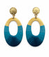 FAIRTRADE Oorbellen met gekleurd draad MALAIKA SEA messing