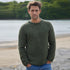 Wollen trui TED OLIVE van merino en cashmere FISHERMAN
