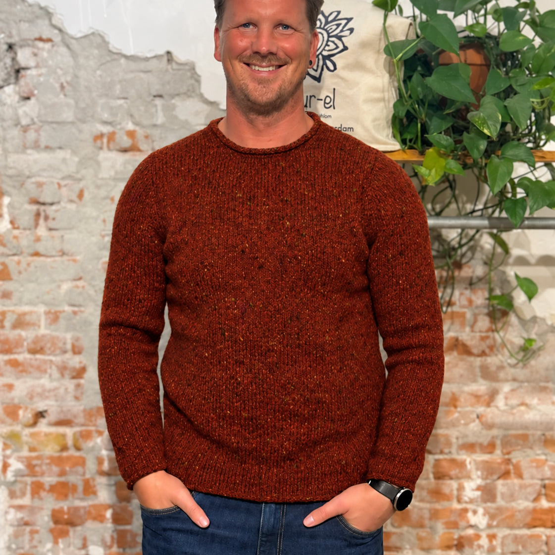 FISHERMAN wollen trui van pure merino JOEP ROEST
