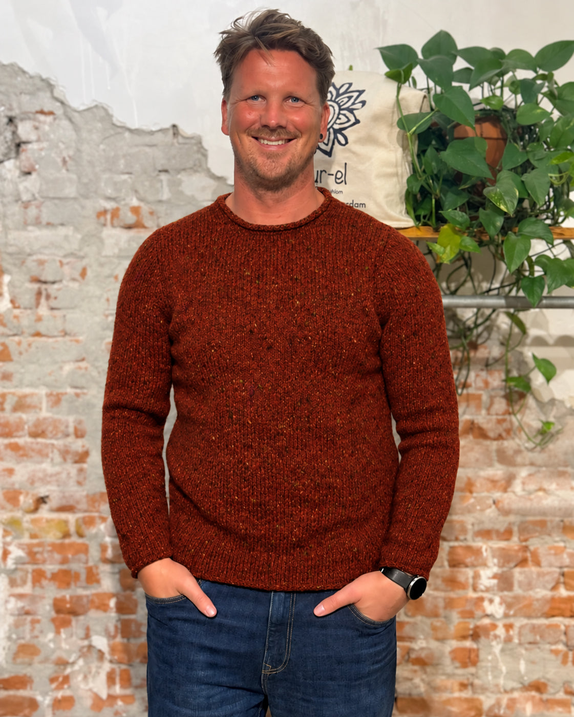 FISHERMAN wollen trui van pure merino JOEP ROEST