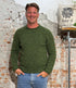 FISHERMAN wollen trui van pure merino JOEP SHAMROCK